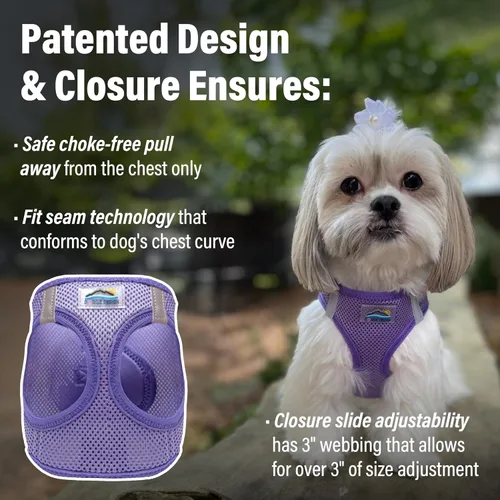 Vista 2 de Doggie Design Arnés para perro, arnés para perro sin estrangulamiento, chaleco para perro, malla de poliéster, arnés para mascotas, diseño simple