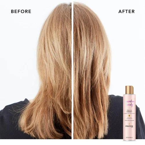 Vista 4 de Pantene Generation Beauty - Champú completo y vibrante con ácido hialurónico, 9.6 onzas líquidas