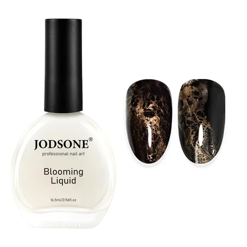 Vista 10 de JODSONE Ocean Wave - Esmalte de uñas en gel, 0.6 fl oz, líquido floreciente blanco ondulado para propagar el efecto de onda, texturas de ondas