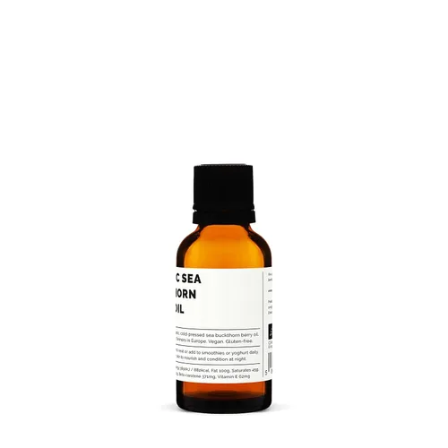 Vista 7 de Aceite de espino amarillo 100% orgánico, 1 onza líquida, prensado en frío 50:1, rico en omega-7 y betacaroteno, directamente de la granja, sin OMG