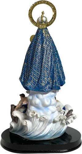 Vista 4 de Gigi's Classy Kids Figura de resina de la estatua de Nuestra Señora de la Caridad del Cobre Estatua Figura