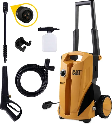 Vista 8 de CAT Lavadora de Presión Eléctrica - 1800 PSI 2.0 GPM con Manguera de Alta Presión, Pistola de Liberación Rápida, Lanza de Boquilla, Cañón de Espuma