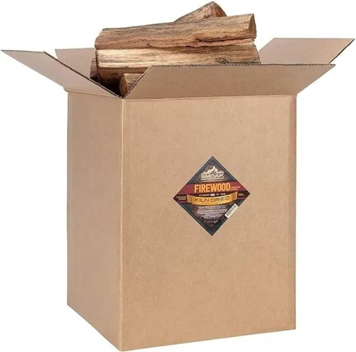 Vista 6 de Smoak Firewood - Leña Premium Certificada USDA Secada al Horno, Madera Dura Mezclada - Corte Grueso (20.32 cm de Piezas) 8-10 kg