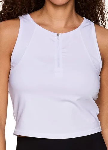 Vista 2 de RBX Active - Camiseta sin mangas para mujer para tenisgolf a la moda para correr yoga sin mangas talla única