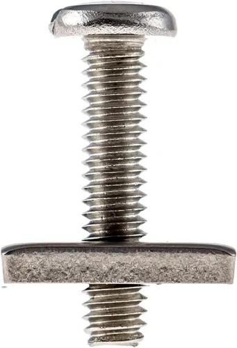 Vista 3 de SBS - Tornillo y placa de aleta Longboard de acero inoxidable - Paquete de 3