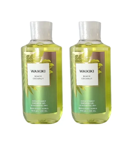 Vista 4 de Bath and Body Works - Juego de 2 gel de ducha de 10 onzas líquidas (Marshmallow Pumpkin Latte), multicolor