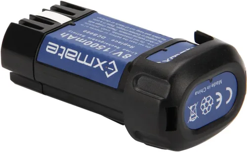 Vista 7 de Exmate Paquete de 2 baterías de 1500 mAh 8 V Max compatibles con Dewalt DCB080 DCF680N1 DCF682 DCB095 DW4390 DCF680N2 DCF680G2 DCL023 DCF680