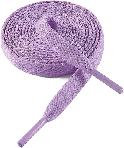 Vista 53 de VSUDO Cordones planos para tenis, cordones para tenis, cordones atléticos 01 Blanco