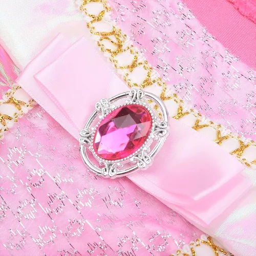 Vista 4 de Disfraz de princesa con diamantes de imitación y accesorios
