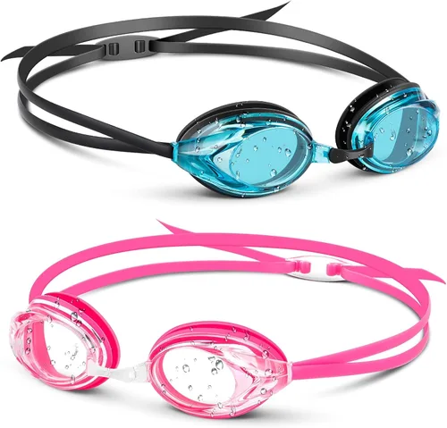 Vista 8 de Portzon Dynamics - Gafas de natación anti niebla, transparentes, sin fugas, para adultos, hombres y mujeres
