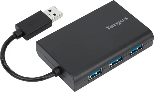 Vista 11 de Targus Concentrador USB 2.0 de 4 puertos, color negro, compatible con PC y Mac, elegante y apto para viajes (ACH114US)