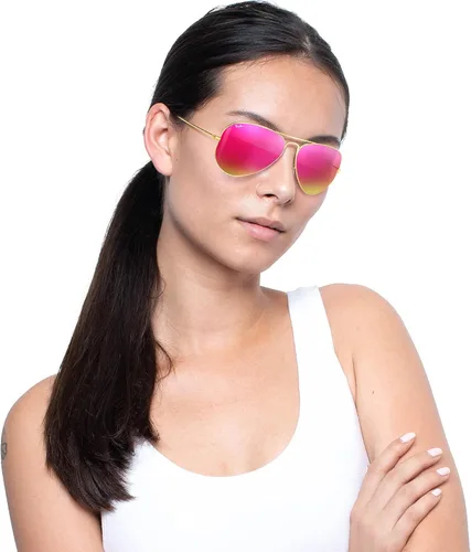 Vista 7 de Ray-Ban Rb3025 Classic - Lentes de sol con espejo diseño de aviador para mujer