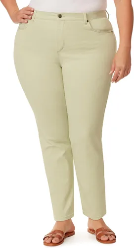 Vista 26 de Gloria Vanderbilt Amanda Classic - Jeans cónicos de tiro alto para mujer Aegean Teal