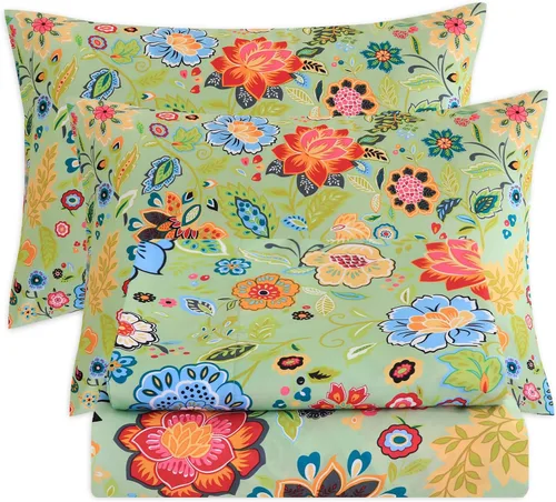 Vista 20 de Bedlifes Juego de sábanas refrescantes de 3 piezas tamaño individual con mezcla de rayón derivado de bambú, suave y transpirable, bolsillo profundo