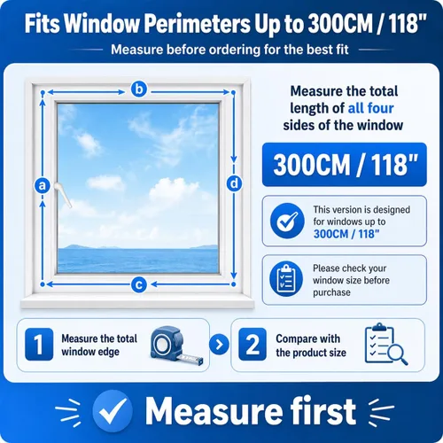 Vista 3 de Kit de sellado de ventana de CA portátil para ventanas abatibles y de manivela, kit de ventilación de ventana sin taladro, sello de cremallera