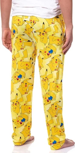 Vista 4 de Pokémon Pikachu Allover Character Sutil Tie Dye - Pantalones de pijama para adultos