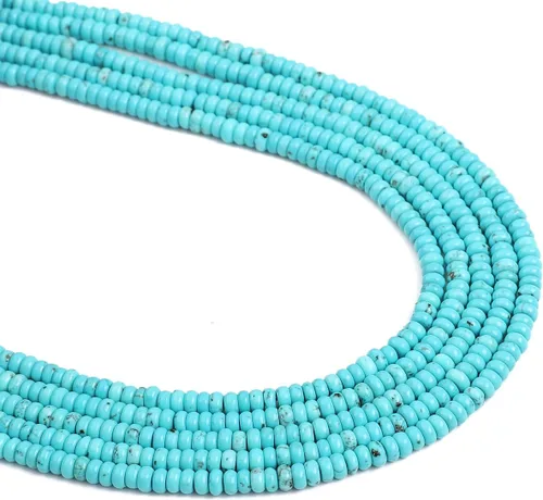 Vista 46 de BEADIA Cuentas Espaciadoras de Jade Natural Africano Planas Redondas Sueltas para Hacer Joyas con Abalorios 3mmx2mm 38cm