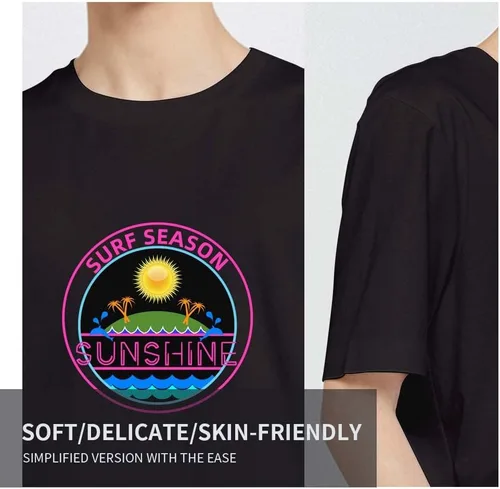 Vista 5 de Camiseta clásica para hombre, diseño de símbolos divertidos extraños, manga corta, color negro, camiseta casual de primera calidad