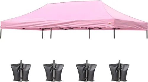 Vista 52 de ABCCANOPY Toldo de repuesto para tienda de campaña desplegable (8 x 8 pies, blanco)