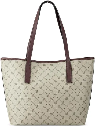 Vista 3 de Nine West Delaine 2 en 1 Tote, Beige Logo Merlot, Beige Logo Merlot