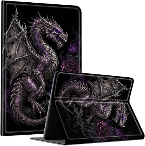 Vista 108 de Slim Case for Samsung Galaxy Tab S10 Lite / S10 FE / S9 FE 10.9" & Galaxy Tab S9 11", Multi-Angle Stand PU Leather Smart Folio Cover with Soft TPU