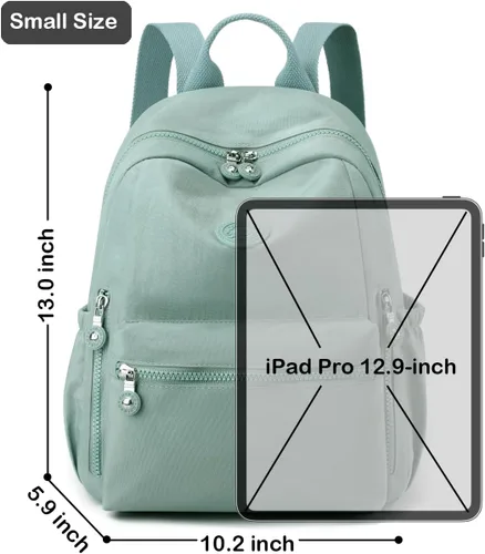 Vista 4 de Collsants Mochila para mujer, mini mochila pequeña, bolso casual para mujer, Negro -, Mochilas Daypack
