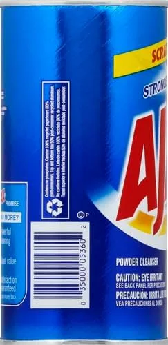 Vista 9 de Limpiador en polvo Ajax con blanqueador, 14 onzas (396 g)