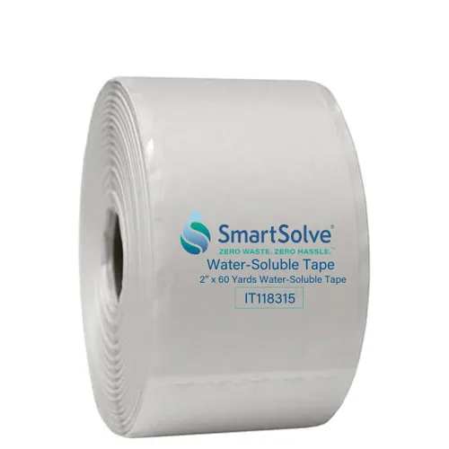 Vista 7 de Cinta soluble en agua 1 pulgada x 30 yardas Se disuelve rápidamente en agua Autoadhesiva Máscara para hidrografía y doble inmersión