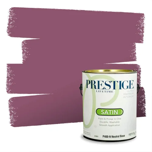 Vista 676 de Prestige Paints Pintura exterior e imprimación en uno, 1 galón, plano, coincidencia comparable de Valspar* Amber Rose*