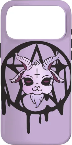 Vista 22 de Anime Aesthetic Baphomet Pentagram Pastel Goth Case for iPhone 17