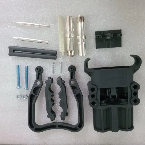 Vista 2 de DIN 320 320A 150 V hembra enchufe conector de conexión rápida Euro cargador enchufe con contactos auxiliares Conector de alimentación resistente a