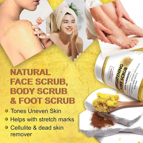 Vista 2 de Exfoliante de cúrcuma iluminadora para manchas oscuras