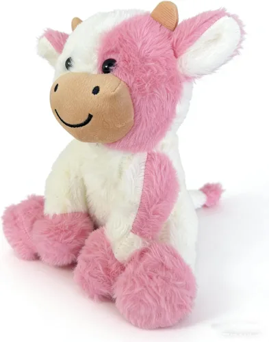 Vista 7 de Animales de peluche de vaca de peluche suave linda muñeca de vaca para niños y niñas 11.8 pulgadas (zuo NIU fense 11.8 in)