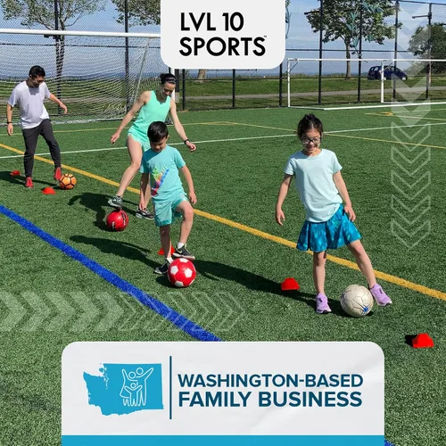 Vista 9 de LVL10 Pro - Conos de entrenamiento – Mini conos de fútbol de 2 pulgadas para entrenamiento deportivo – para ejercicios de baloncesto, fútbol