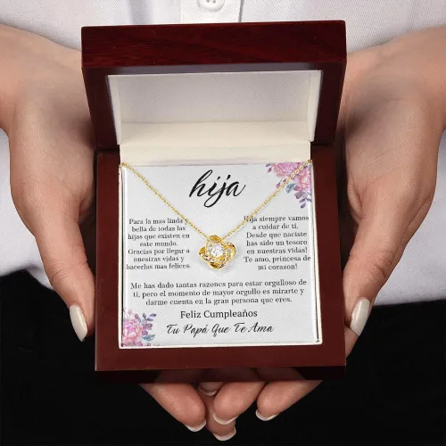 Vista 9 de Leo's Print Shop Regalo para hija de padre para hija, regalo para mi hija, collar para mi hermosa hija, Joyeria, regalo de cumpleaños para mujer