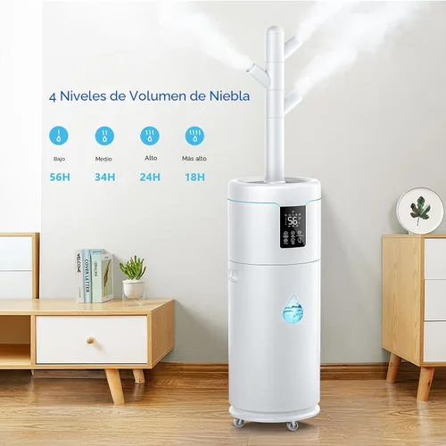 Vista 6 de Humidificadores ultra grandes de 17L/4.5 galones para dormitorio, 2000 pies cuadrados, humidificadores silenciosos para habitaciones grandes
