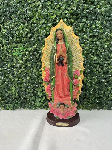 Vista 2 de C & C 12" Virgen DE Guadalupe Virgen de Guadalupe Virgen María de Resina
