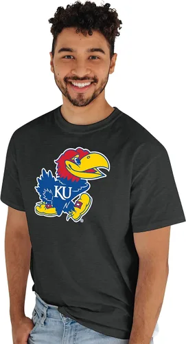 Vista 61 de Blue 84 Camiseta NCAA para hombre, icono de color del