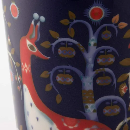 Vista 4 de Iittala Taza con asa, azul, 13.5 fl oz, paquete de 1