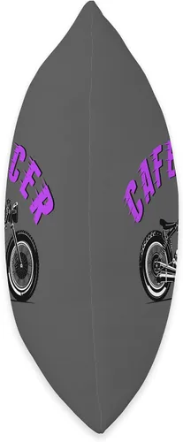 Vista 2 de American Cafe Racer Motorcycle Apparel and Merch Cafe Racer Biker Men Women Adult Teens Boys Girls Kids Youth Throw Pillow, 16x16, Multicolor