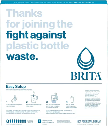 Vista 26 de Filtro de recambio para jarra de agua Brita, Estándar, Estándar