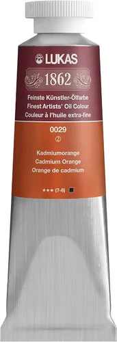 Vista 97 de Lukas 1862 Pintura al Óleo para Artistas Profesionales - Colores Tierra Amarillentos, 37 mL - Juego de 4 - Destacada Resistencia a la Luz, Sin