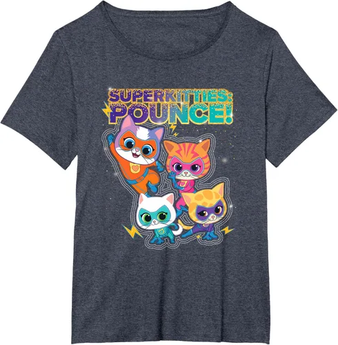 Vista 72 de Disney Junior SuperKitties Pounce! Camiseta de equipo completo, talla S