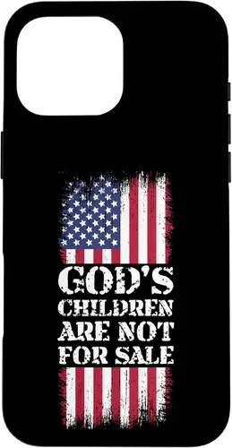 Vista 19 de God's Children are Not for Sale Funny Quote God's Children Case for iPhone 17