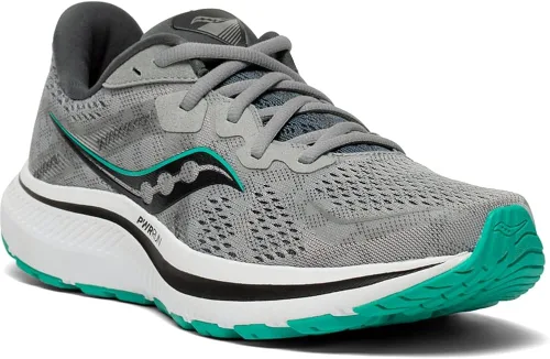 Vista 5 de Saucony Omni 20 - Tenis de correr para mujer, NegroBlanco