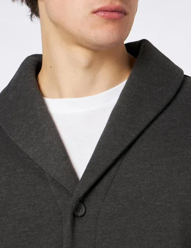 Vista 2 de Tienda Essentials Cárdigan de forro polar de manga larga para hombre