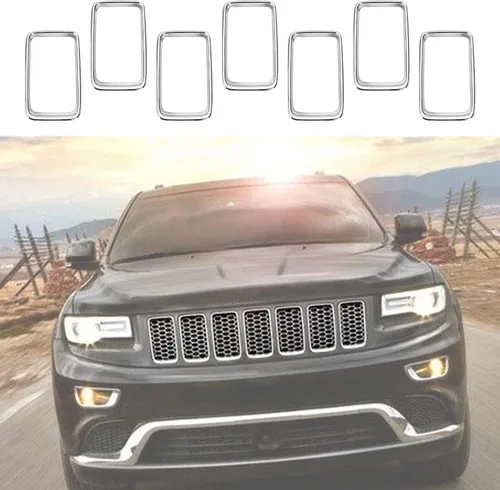Vista 2 de JeCar Kit de embellecedores ABS con clip para Jeep Grand Cherokee 2014-2016