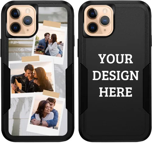 Vista 23 de Fundas de teléfono personalizadas con múltiples imágenes para iPhone 11 Pro Max, imágenes personalizadas, protección contra caídas, cuerpo completo