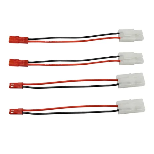 Vista 7 de 2 pares de conectores adaptadores JST a EC3 macho hembra para batería Lipo con cable de 10 cm 20 awg para RC FPV Racing Drone Multicopter Quadcopter
