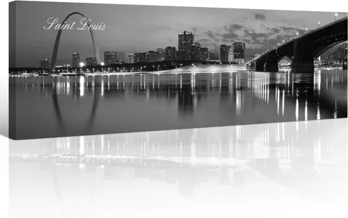 Vista 28 de Atlanta Skyline - Arte de pared para sala de estar, lienzo de paisaje urbano, decoración moderna para el hogar, imágenes panorámicas, edificio